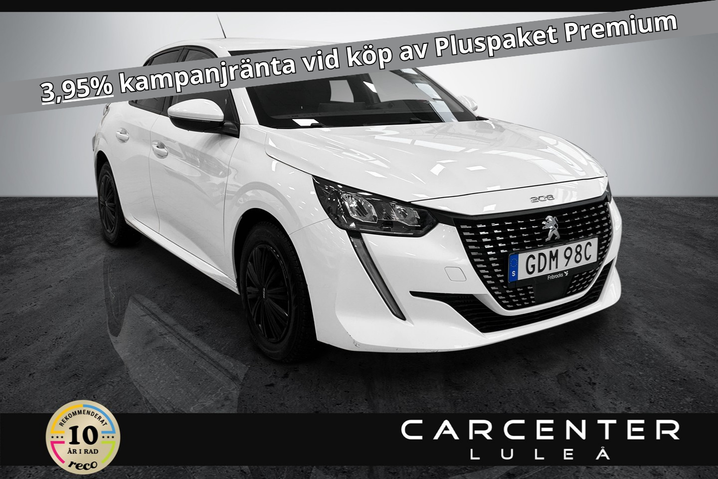 Peugeot 208 1.2 PureTech Allure 100Hk 2021 149900:-
